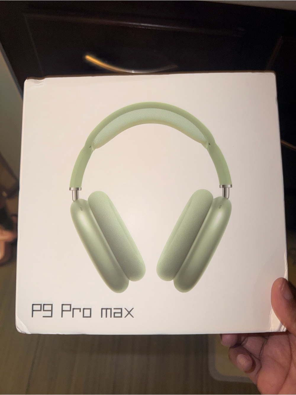 P9 Pro Max Over-Ear Headphones - Light Green - Picture 3 of 3
